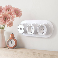 ТВ-розетка Werkel Retro белая WL18-02-05 4690389100659