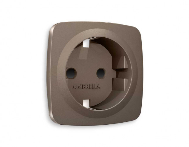 Лицевая панель розетки AMBRELLA VOLT OP6370