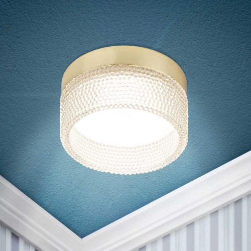 Светильник встраиваемый ЭРА DK97 GD/TR под лампу GX53 золото/прозрачный Б0057461