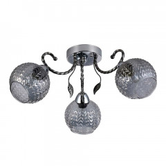 Потолочная люстра ЭкономСвет 12193/3CR+PBK SM