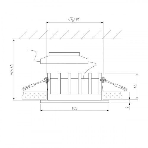 Встраиваемый светодиодный светильник Elektrostandard Combi 25068/LED a069006