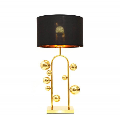 Настольная лампа Lumina Deco Fabi LDT 5528 GD+BK