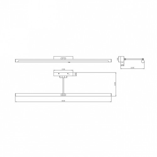 Подсветка для картин Arte Lamp Harrison A1716AP-1BK