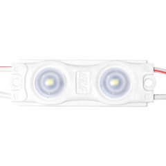 Модуль светодиодный ELF 2SMD диод 2835, с линзой, 160гр.,12В, IP 65, STD, красный ELF-2SMD2835std R