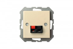 Аудиорозетка Liregus Epsilon бежевый 28-086