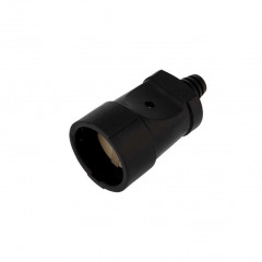 Розетка разборная без з/к 10А черная REXANT 11-8540