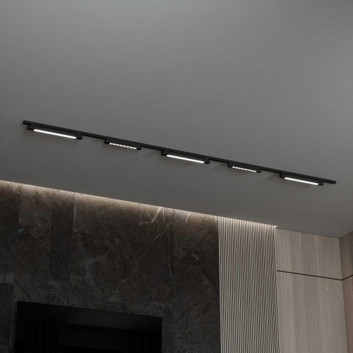Трековая система со светильниками №8 однофазная накладная Hesby Lighting Skylite HSBL_kompl_S008_NI3B4K