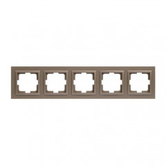 Рамка 5-постовая Mono Electric Despina бронза 102-230000-164