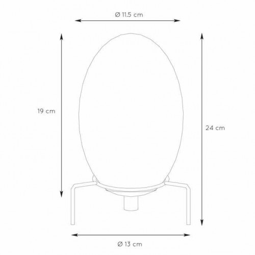 Настольная лампа Lucide Extravaganza Bellister 03527/01/62