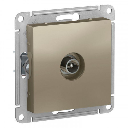 ТВ-розетка Systeme Electric AtlasDesign шампань ATN000593