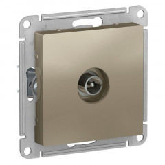 ТВ-розетка Systeme Electric AtlasDesign шампань ATN000593