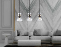 Светильник подвесной со стеклянными плафонами Ambrella light Traditional TR3407
