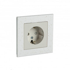 Рамка 1-постовая Systeme Electric AtlasDesign Nature крем роял ATN343101