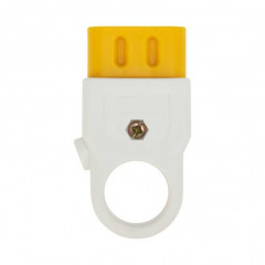 Розетка разборная без з/к 6А плоская белая REXANT 11-8526