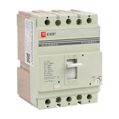 Выключатель автоматический ВА-99 160/ 25А 3P 35кА EKF PROxima mccb99-160-25