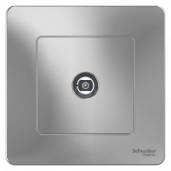 ТВ-розетка Systeme Electric Blanca алюминий BLNTS000013