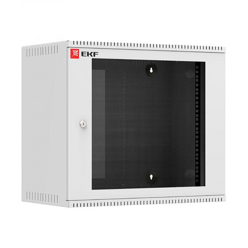 Шкаф телекоммуникационный настенный 9U (600х350) дверь стекло, Astra серия EKF PROxima ITB9G350