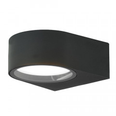 Светильник садово-парковый Feron DH1201,на стену, GX53 230V, черный 51326