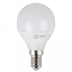 Лампа светодиодная ЭРА E14 7W 6000K матовая LED P45-7W-860-E14 Б0031401