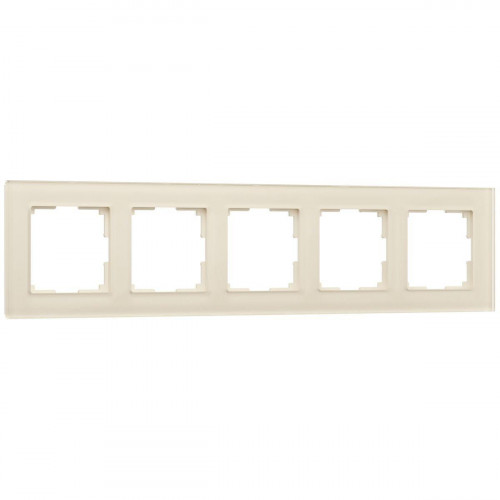 Рамка на 5 постов Werkel Favorit молочный W0051141 4690389183461