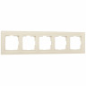 Рамка на 5 постов Werkel Favorit молочный W0051141 4690389183461