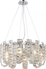 Люстра подвесная хрустальная 2172/09/08P Stilfort, серия Umiko