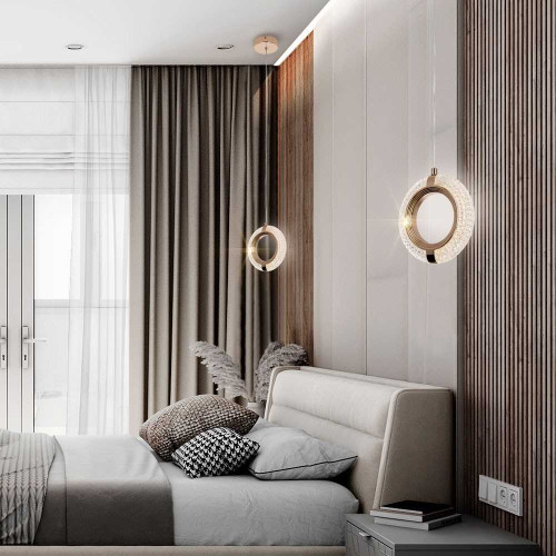 Подвесной светодиодный светильник Modelux Modestyle MS.1122.1 GD