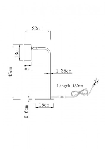 Настольная лампа Moderli Fine V11002-TL