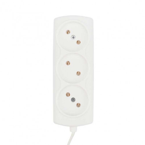 Удлинитель PROconnect STANDARD 3 гнезда, 5 м, 2х0.75 мм², б/з, белый 11-7214