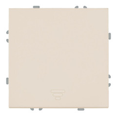 Выключатель 1-клавишный самовозвратный (механизм), Stekker, 250В, 10А Эмили, RSW10-5112-08, кашемир, soft touch 50364