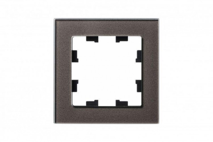 Рамка 1-постовая Systeme Electric AtlasDesign Nature мокко ATN320601