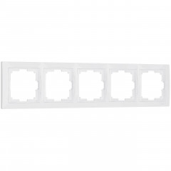 Рамка на 5 постов Werkel Snabb basic белый W0052001 4690389161452