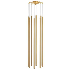 Комплект с подвесной люстрой Lightstar Tubo (574733+747443 (8шт) L8T747443