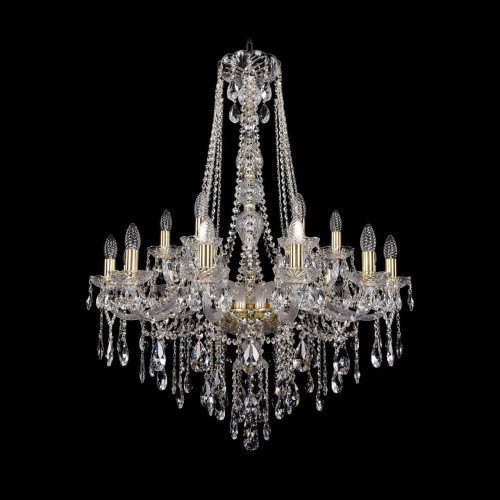 Подвесная люстра Bohemia Ivele 1415/12+6/300/h-108 G