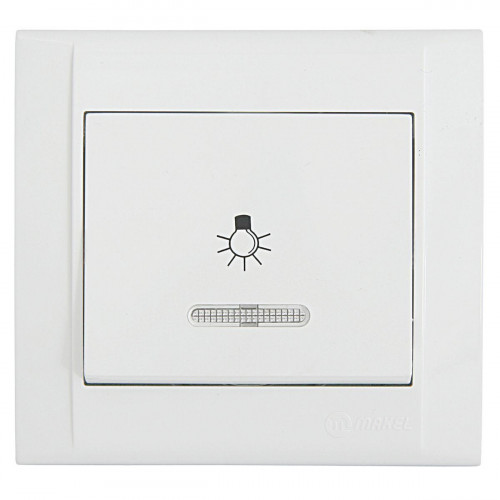 Кнопка таймера с подсв. Makel Defne 42001024