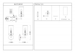 Бра ST Luce Masine SL1171.301.01