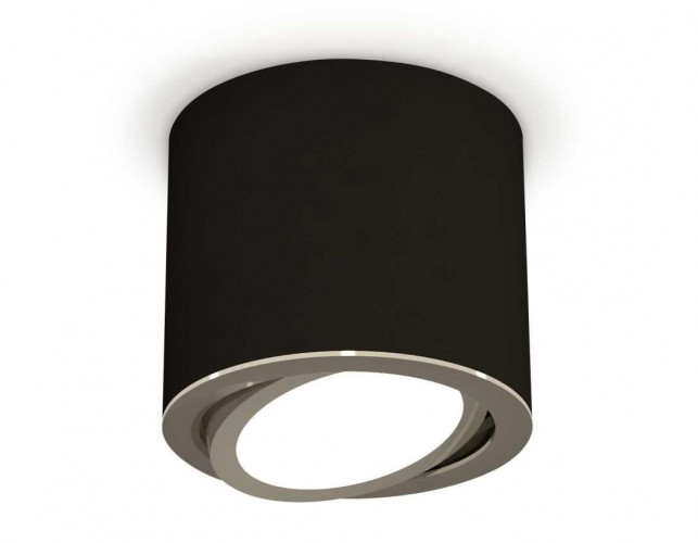 Комплект накладного светильника Ambrella light Techno Spot XS7402002 SBK/PSL черный песок/серебро полированное (C7402, N7003)