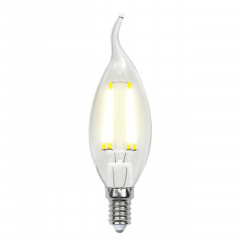 Лампа светодиодная филаментная Uniel E14 6W 4000K прозрачная LED-CW35-6W/NW/E14/CL GLA01TR UL-00002229