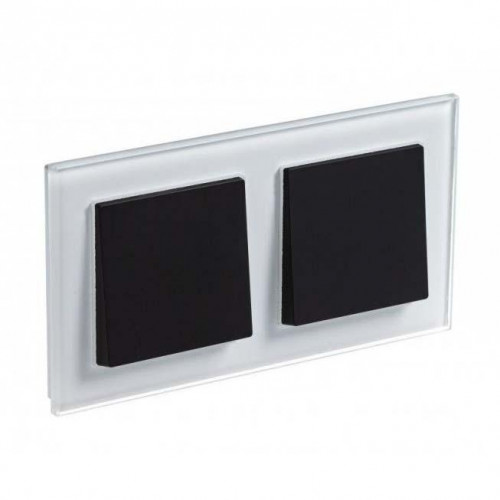 Рамка 2-постовая Systeme Electric AtlasDesign Nature белая ATN320102