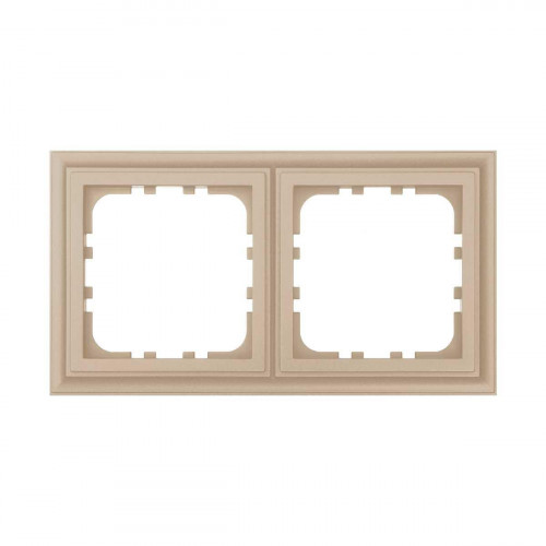 Рамка 2-постовая LK Studio (шампань) LK80 CLASSIC, 894206-1